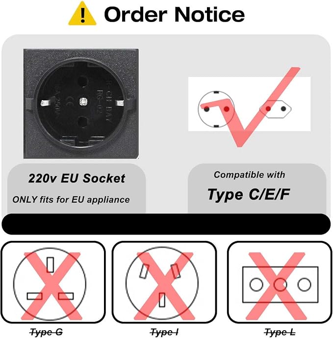 Yinleader 110v to 220v European Voltage Converter Transformer 500W Step Up Converter 110/120 Volt to 220/230/240 Volt or Step Down 220 to 110,[110V US Power Cord Included Only, No 220V Cord]