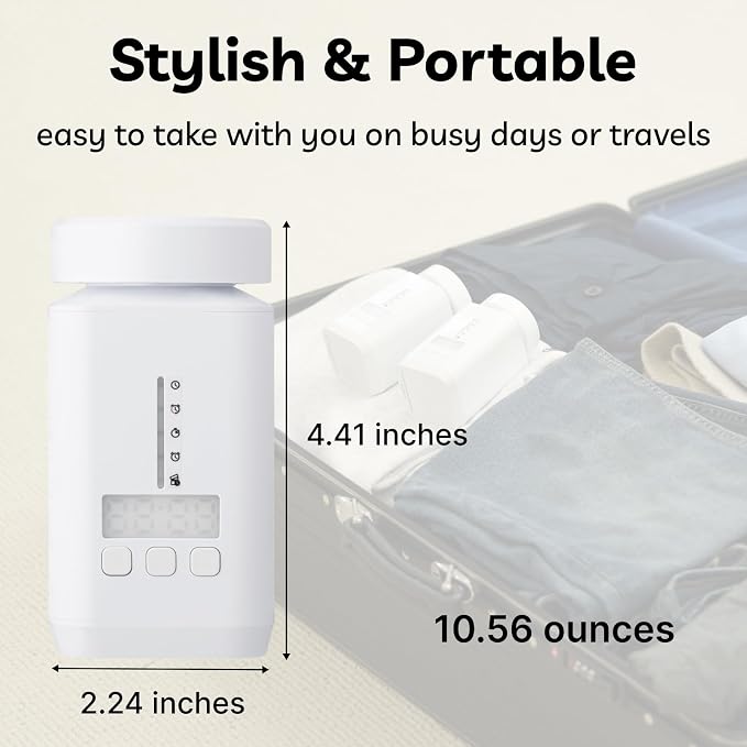 DEFI Smart Pill Bottle | Bluetooth Pill Organizer, Travel Medication Organizer & Daily Pill Case, Portable Medicine Holder for Vitamins & Supplements | Sound & Light Reminder App