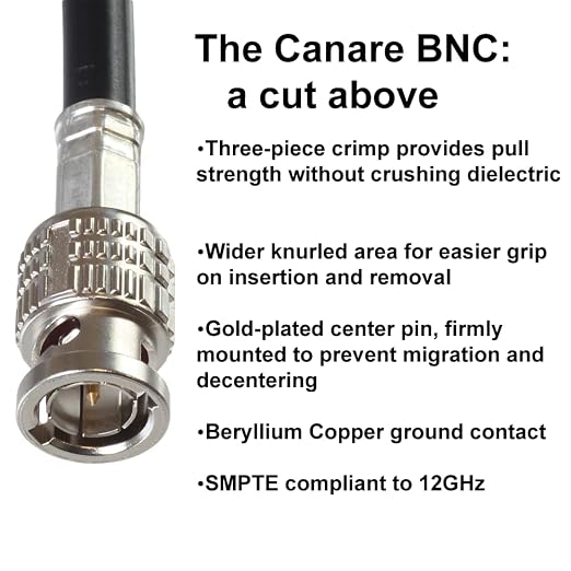 BJC Coaxial Digital Audio Cable (15 Foot, RCA to BNC, Black)