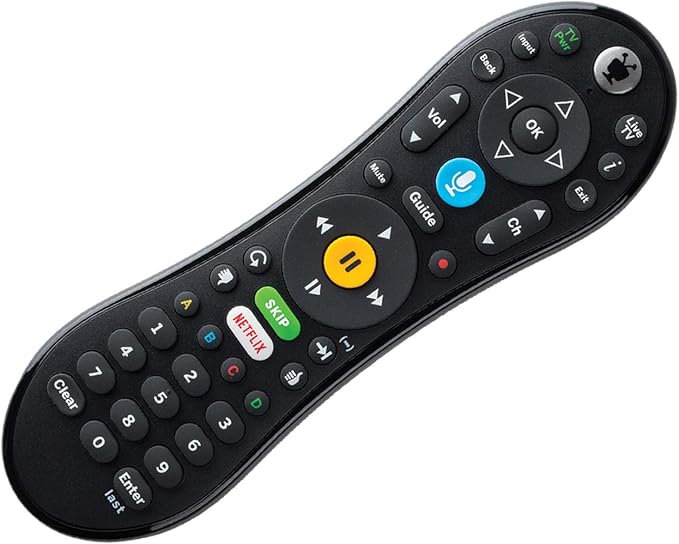 TiVo LUX Remote| Tivo Edge and TiVo Bolt, Video Streaming, Voice Command, See in The Dark Display, C00305