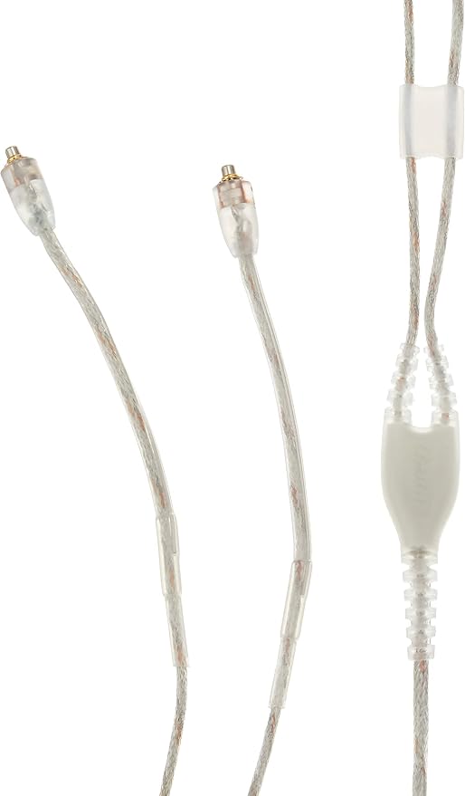 Shure EAC64CLS 64-Inch Clear Detachable Earphone Cable with Silver MMCX Connection for SE846 Earphones