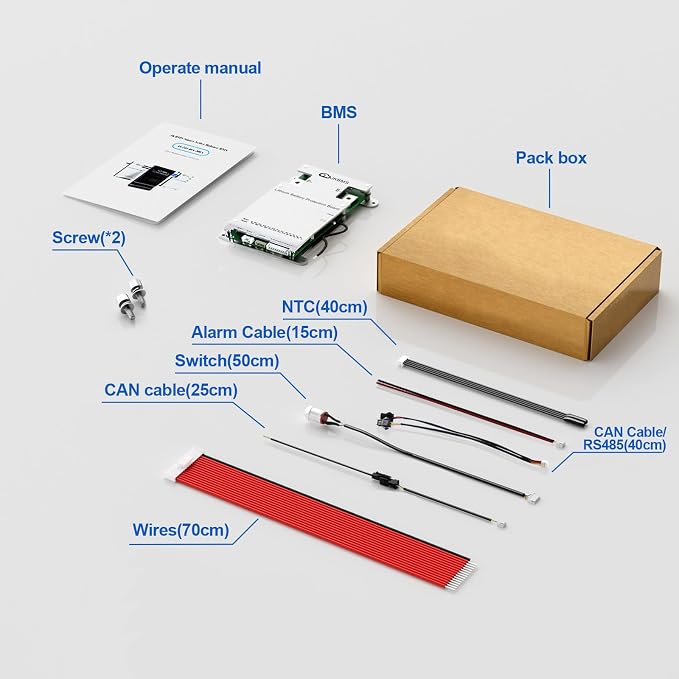 JK BMS Smart BMS 3S-8S 100A 1A Active Balancer JK-B1A8S10P-HCRPB | JK BMS for LiFePO4 Li-ion LTO batteries with Bluetooth RS485 CAN parallel function alarm and multi protection