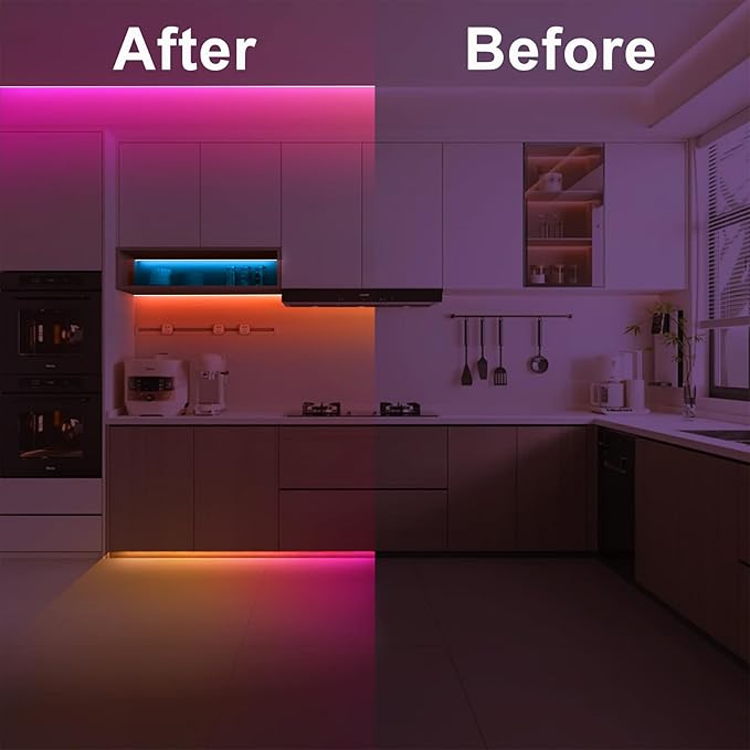 Tatazone 32.8ft Bluetooth RGB+IC COB Led Strip Light with App, Chasing COB Light Strip, Segmented Control, Music Sync, Color Changing Led Lights for Home Decor, Gaming, Cabinet, Desk