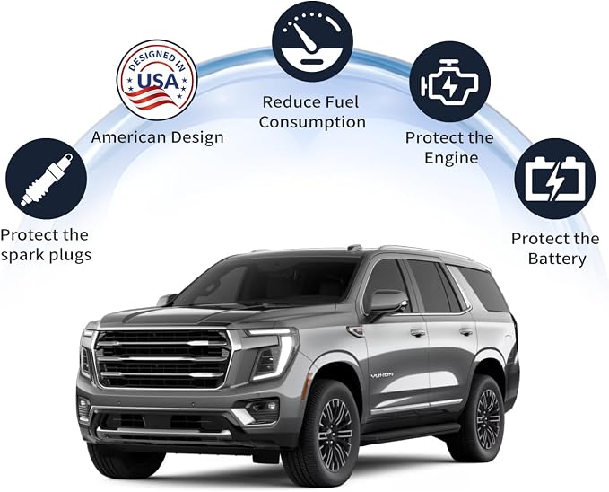 Auto Start Stop Eliminator for GMC 2021-2026 Yukon & 2021-2026 Chevy Tahoe | Suburban Turn Off Idle Engine System Start Stop Disable Plug Play No Error Accessories