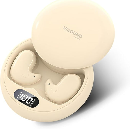 Drift Earbuds VionB Wireless Bluetooth Noise Cancelling Earbuds for Small Ears - Ultra Comfortable Wireless Ear Buds with Mic, Noise Isolation, No Ear Pressure - IP6 Waterproof Ear Buds