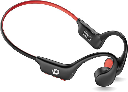 DEMICEA Open Ear Sport Headphones, Wireless Bone Conduction Earphones, Built-in 32GB MP3,with Mic, IP68, Sweat & Water Resistant, Up to 8 Hours Battery, Bluetooth 5.3,for Running,Swimming,Workouts