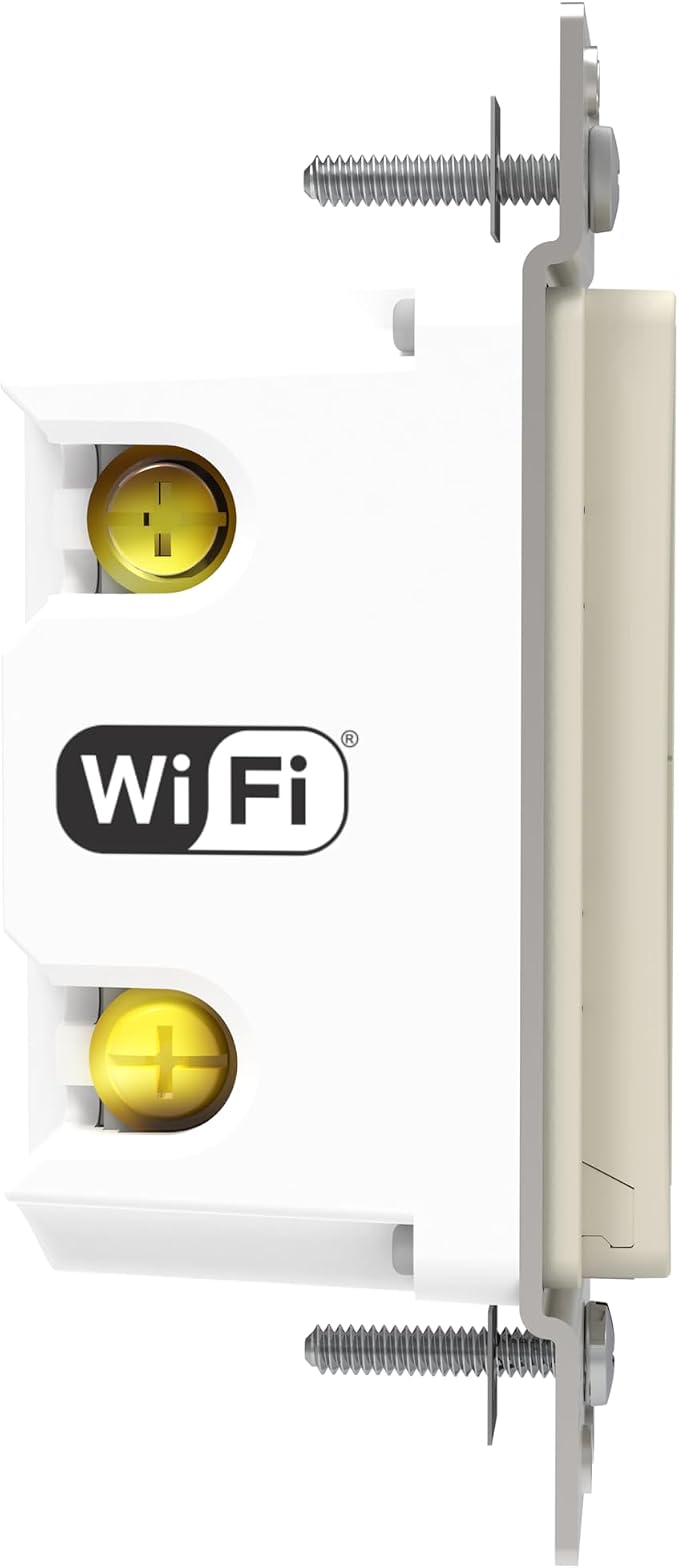 Square D by Schneider Electric X Series 15 Amp WiFi Energy Monitoring Light Switch, Single-Pole/3-way, 600 Watt, Rocker, Matter Certified, Works with Alexa, Google Home, Apple Home, Matte Light Almond