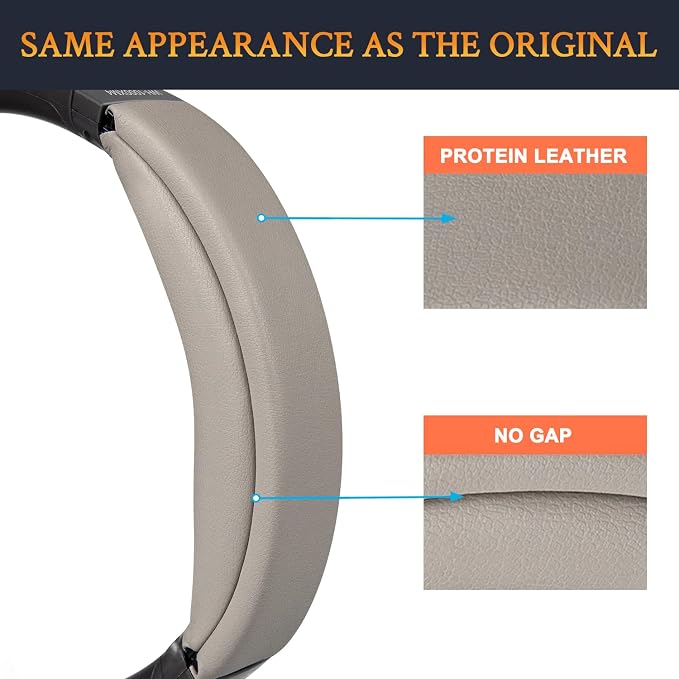SOULWIT Ear Pads Cushions + Headband, Replacement Kit for Sony WH-1000XM4 (WH1000XM4) Over-Ear Headphones, Replacement Headstrap Pad & Earpads Repair Part - Silver
