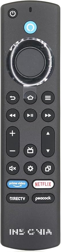 Dan's Originals NS-RCFNA-21 REV F TV Remote Control for Fire TVs with Voice | Prime Video | Netflix | Directv | Peacock - 504Q3265104 for Insignia and for Toshiba | Compatible with Fire TV Devices