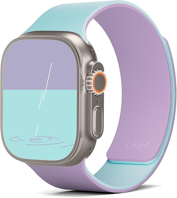 MOFT Snap Duo Watch Bands Compatible with Apple Watch, Quick Magnetic Wear, Duo-Color Design & Soft Silicone, iWatch Bands for Ultra 3/2/1, Series 11/10/9/8/7/SE/6/5/4/3/2/1, 38/40/41/42/44/45/46/49mm