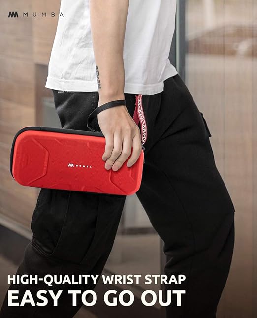 Mumba Carrying Case for Nintendo Switch OLED & Nintendo Switch 2017, [Plus Version] Portable Protective Travel Carry handbag Pouch for Blade/Battle Case [Large Capacity] (Red)