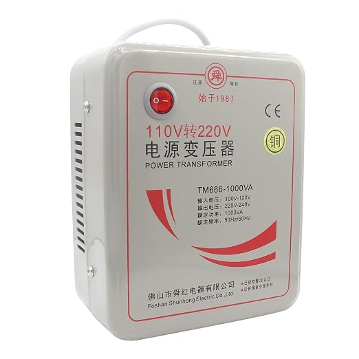 Beduan 110V to 220V Step Up Converter Voltage Power Transformer for 220V Chinese Electronics