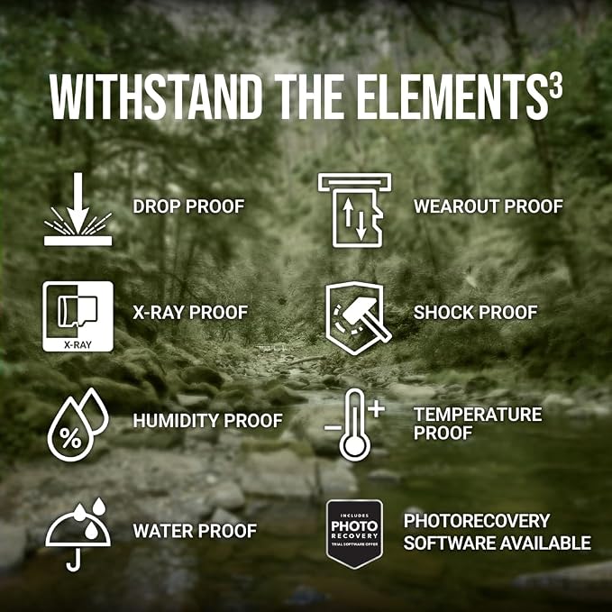 PNY 32GB Elite Class 10 U1 V10 SDHC Trail Camera Flash Memory Read Up to 100MB/s, UHS-I, HD Photo & Video, Outdoor Camera, DSLR Camera, Tactile Use, Wildlife Enthusiasts, 10-Pack (Packaging May Vary)