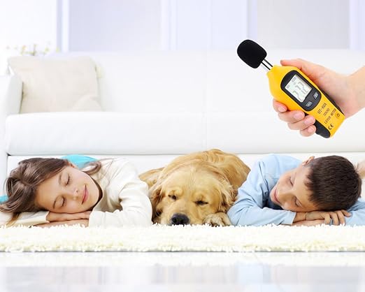 Mengshen Digital Sound Level Meter Handheld Audio Noise SPL Decibel Meter | LCD Display Measuring 30-130dB 9V Battery Included