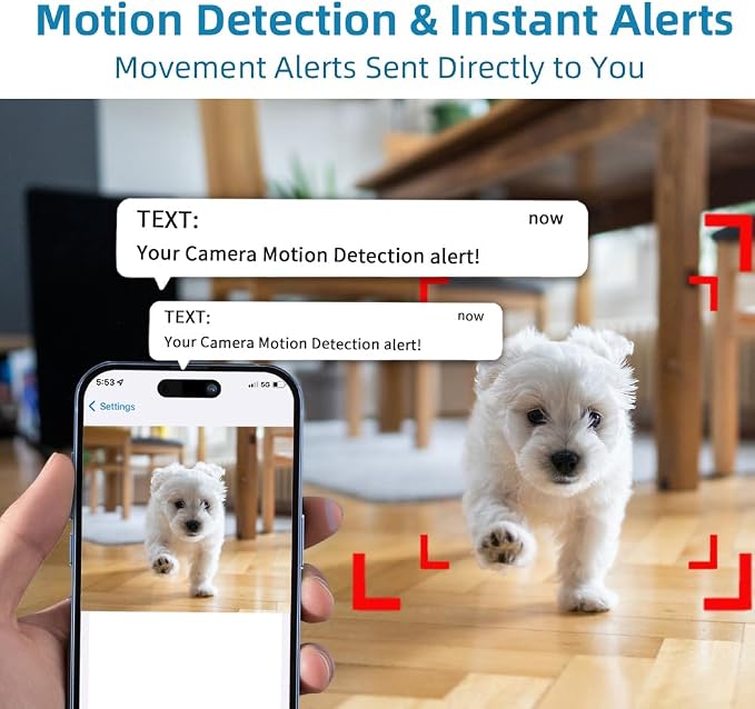 4K Hidden Camera,Security Camera No WiFi with 4G SIM Card - WiFi Wireless Cam - Spy Cameras - Small Camera with Motion Detection and Night Vision - Small Camera with App Control - Ideal Indoor Cameras