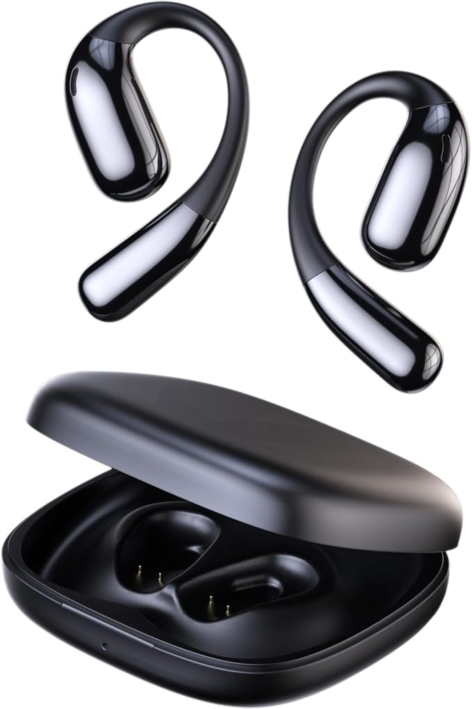 AI Language Translator Earbuds, Translation Earbuds Real Time, 3-in-1 Earbud Translator 144 Languages & Accents, Translation Headphones Fit iOS & Android for Travel Business Learning (A38 Black)