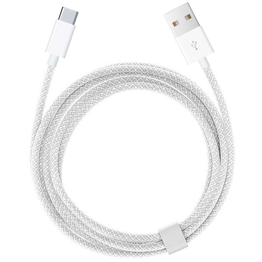 iPhone 15/16/16E/17 USB A to USB C Woven Cable for iPhone 17Air, 15 16 Pro Max, 15/16 Plus, iPad 10th Gen,iPad Pro 12.9/11,iPad Air 5th/4th Gen,Mini 6th Type-c Charger Cord,Car CarPlay Charging Cable