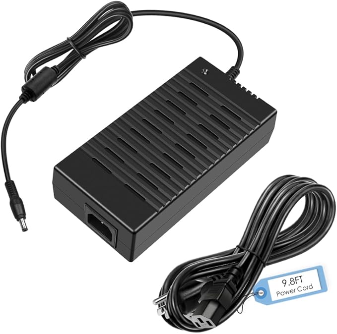 SHNITPWR 13.5FT 24V Power Supply DC 24 Volt 8A 192W AC DC Adapter 24vdc Power Adapter AC to DC Converter Transformer LED Driver with 13.5FT Super Long 5.5x2.5mm Tip for LED Strip Light CCTV Cameras