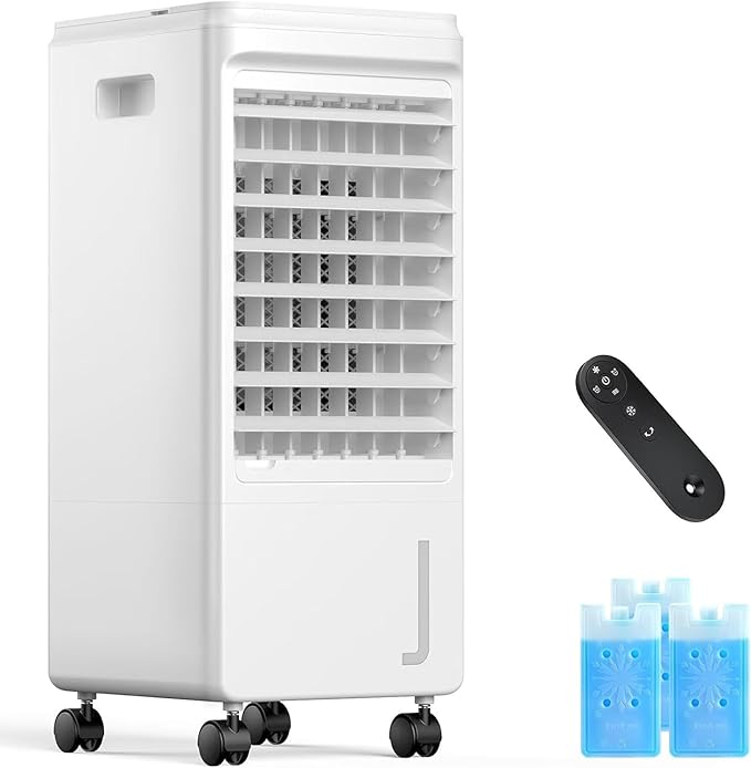 Portable AC Unit For Bedroom, Normal/Natural Modes And 3 Speeds, Ultra-Quiet Ventless Swamp Cooler, 2.5L Water Tank Achieve Double Cooling Effect13