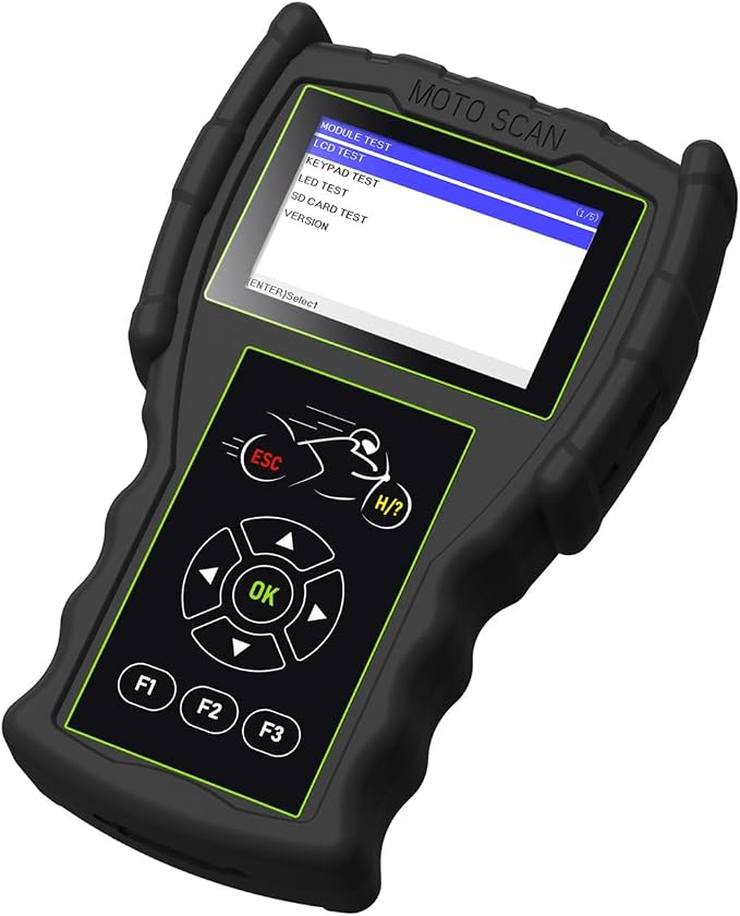 Motorcycle System Engine Diagnostic Test Tool M100 Pro Moto Scanner Code Readers Scan Tools Dual System Detection Moto Scanner+Battery Tester Multilingual with 16 Model Cables Standard Version
