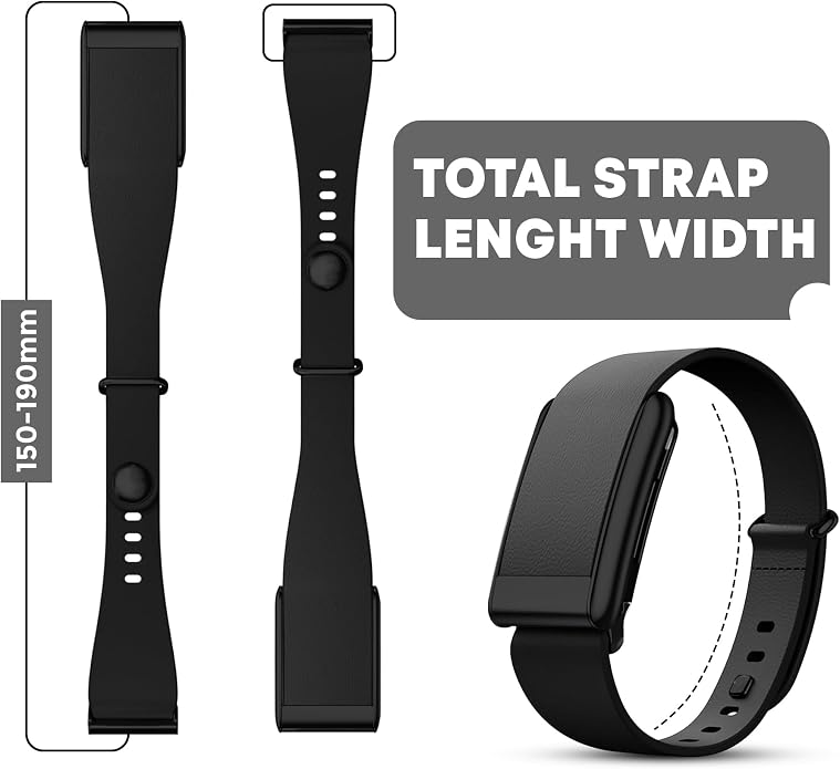 DADO Luxe Tapered Leather Replacement Band Compatible with WHOOP 5.0, One, Peak, and Life Fitness Tracker – Durable & Comfortable | Not for Whoop Gen 4