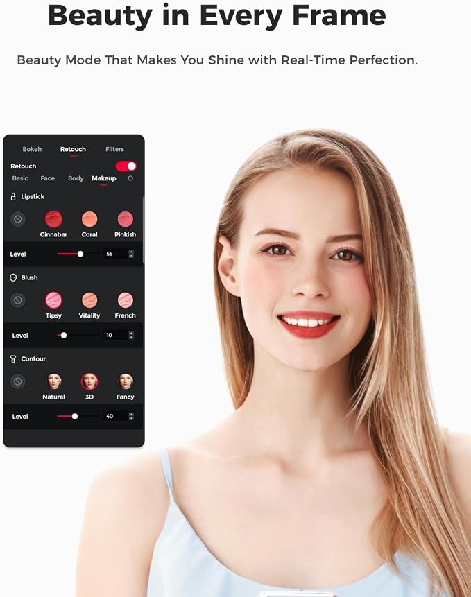 OBSBOT Tiny SE 1080P 100FPS Webcam for PC, AI Tracking PTZ Streaming Camera with 1/2.8" Sensor, Gesture Control, Dual ISO, Staggered HDR, Web Camera for Desktop Computer, Laptop, Meeting, Video Calls.