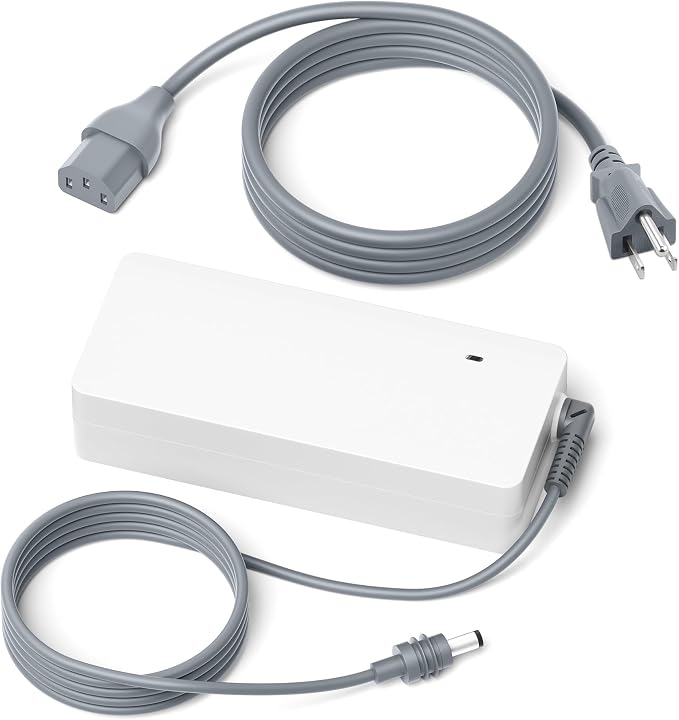 Starlink Power Supply for Gen 3 & Mini UL Listed Starlink Gen3 Mini Charger 48V 4A 192W Power Cord 100~240V AC to DC Adapter Starlink Accessories 10FT 18AWG Cable, Flame-Retardant Shell