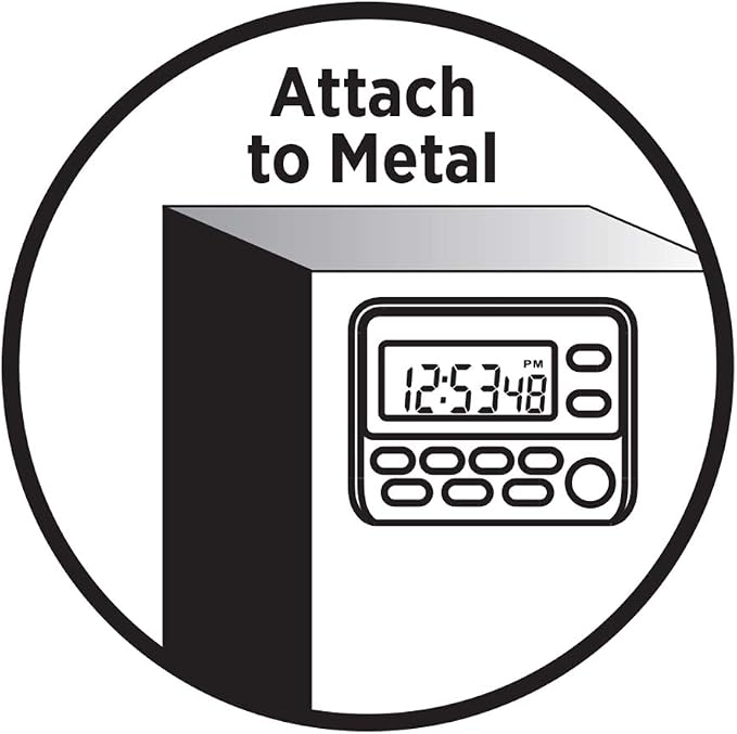 General Tools TI388 Digital Timer, Four Channel with Clock , White