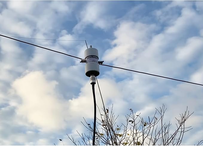 1:1 Voltage Balun Antenna, 500W HF Band (1-50MHz) Ham Radio Balun for Dipole Antenna - Weatherproof Design with UHF Female (SO-239) Connector, Antenna Signal Converter