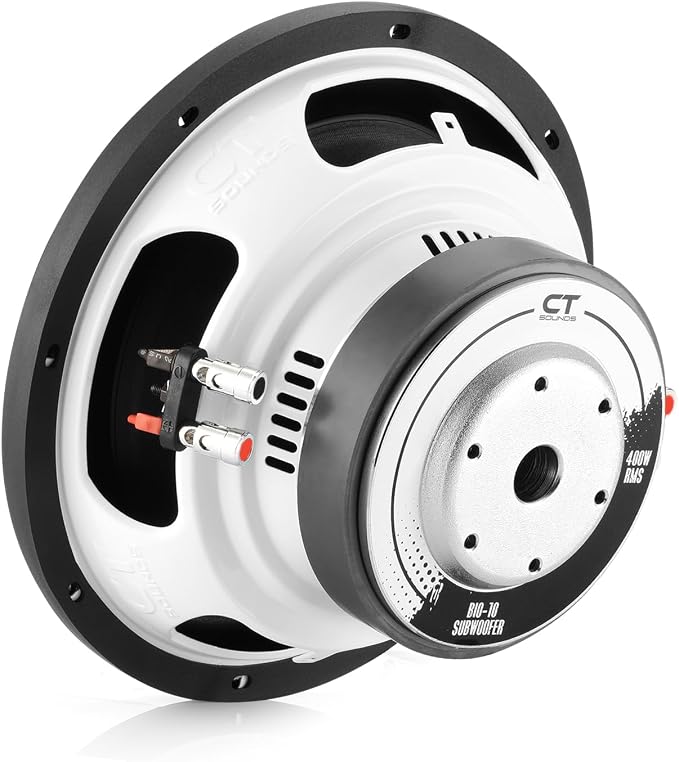 CT Sounds Bio 10” 800-Watt Dual 2-Ohm Car Subwoofer