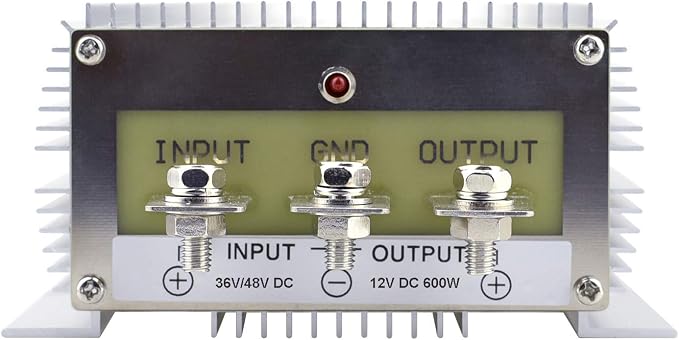 DC Converter Regulator 36V/48V to 12V 50A 600W Waterproof Voltage Reducer DC/DC Power Supply Module Buck Transformer for Golf Cart