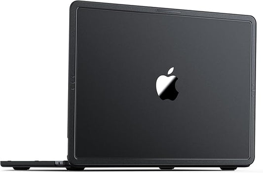 Soonjet Compatible with MacBook Air 13 inch Case M5 M4 M3 M2 2026 2025-2022, Release Model A3449 A3240 A3113 A2681, [Anti-Crack Upgrade] Hard Shell Laptop Cover for MacBook Air 13.6 inch – Space Black