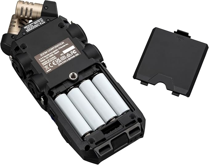 Zoom H6essential 6-Track 32-Bit Float Portable Audio Recorder Bundle with APH-6e H6essential Accessory Pack with Hairy Windscreen, Padded Shell Case, AC Adapter, & USB C-Cable (H6e + APH6E Bundle)