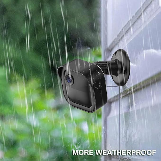All-New Blink Outdoor Camera Wall Mount, 360° Adjustable Mount and Weather Proof Protective Housing with Blink Sync Module Outlet Mount for Blink Outdoor 4/2K+/3rd Gen Camera System (Black, 5 Pack)