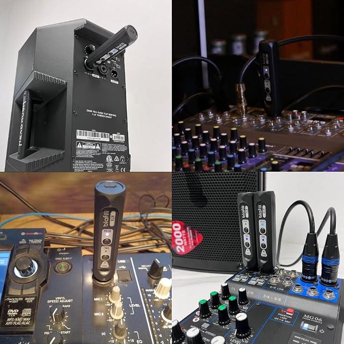 XLR Bluetooth Receiver XLR Male Output for Audio Mixers | aptX HD Low Latency, TWS pairing, for PA systems and powered speakers, not a Bluetooth transmitter