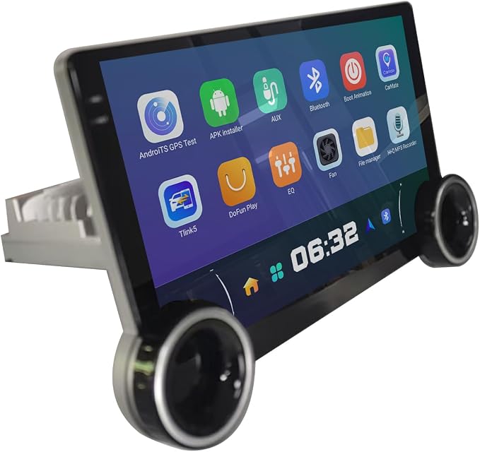 Binize 10.1 Inch Android 13 Single Din Car Stereo Radio Touchscreen Head Unit,GPS Navigation Receiver,Wireless Carplay/Andriod Auto Bluetooth,FM,Mirror Link,Backup Camera