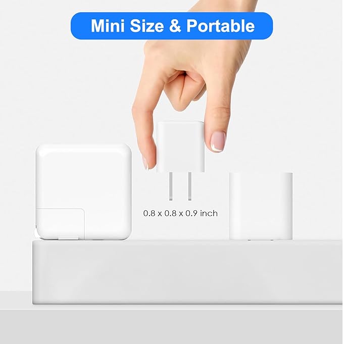 iPhone Charger,[MFi Certified]2Pack USB Wall Charger Block Adapter iPhone Cord USB to Lightning Cable Quick Fast Charging Data Sync Cable for iPhone14 Pro Max/13 Pro/12 mini/11/XS/XR/8 Plus/SE/AirPods