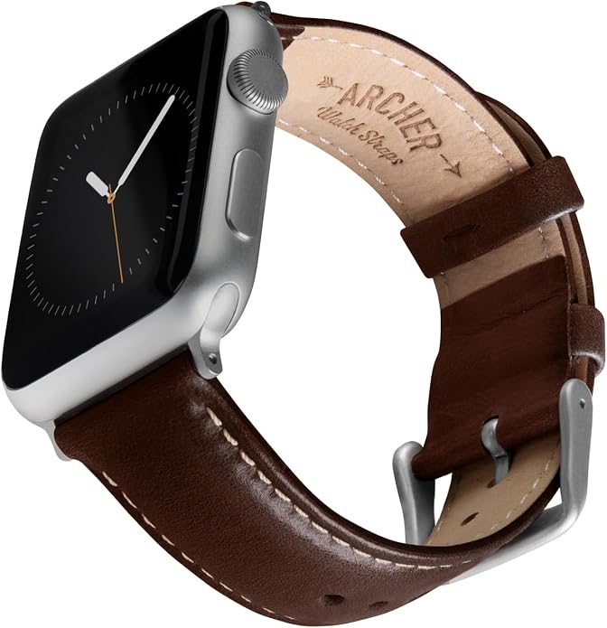 Archer Watch Straps - Top Grain Leather Watch Bands for Apple Watch