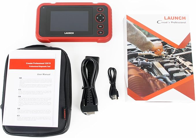 LAUNCH CRP123I V3.0 OBD2 Scanner, 4 Systems Diagnostic Tool (Engine/ABS/SRS/Transmission), 7 Reset Functions, Battery Test, WiFi Lifetime Free Update, 5" Touchscreen Car Code Reader