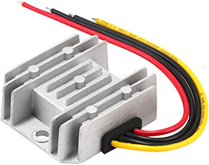DC 24V to 12V 10A 120W Voltage Buck Converter Waterproof Power Transformer, Step Down Voltage Reducer, Regulator Power Supply Module Buck Transformer, for Golf Cart, forklifts, Car