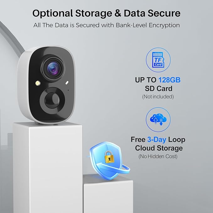 Vicohome Security Cameras Wireless Outdoor, 2K Battery Powered WiFi Cameras for Home Security with AI Motion Detection, Spotlight Color Night Vision, IP66 Weatherproof 2-Way Talk Siren Alarm, 2 Pack