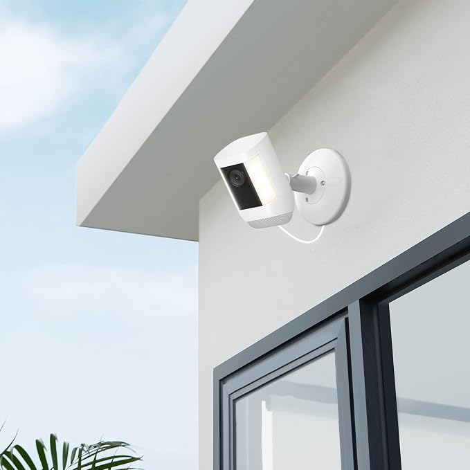 iTODOS Hardwired Kit for Ring Cams (Outdoor Cam Plus, Stick Up Cam, Spotlight Cam Pro/Plus), IP67 Waterproof Design for Outdoor or Indoor Use,White-3Pack