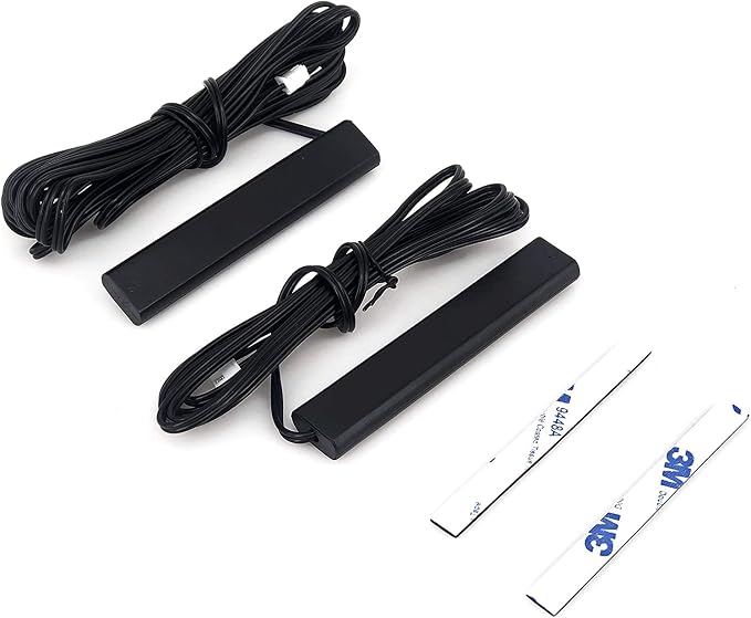 Passive Keyless Entry System for DC12V Universal Cars, PKE Engine Starter Push Button Vehicles Start/Stop Kit Safe Lock with 2 Smart Key