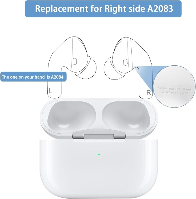Original OEM Single Earbud for Right Apple Airpods Pro 1st Gen Earbud,Single Right Ear Side Only(A2083)