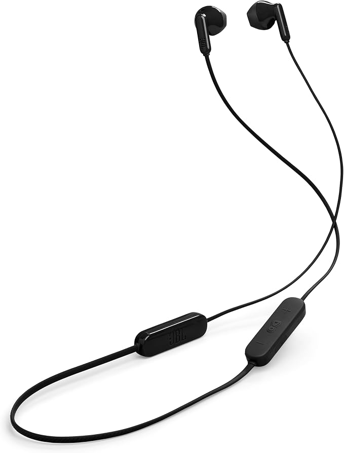 JBL Tune 235BT - Wireless Earbud Headphones with Up to 25-Hour Battery Life with Speed Charge, Multi-Point Connection and Google Fast Pair, Hands-Free Calls, IPX4 Water Resistant Design (Black)