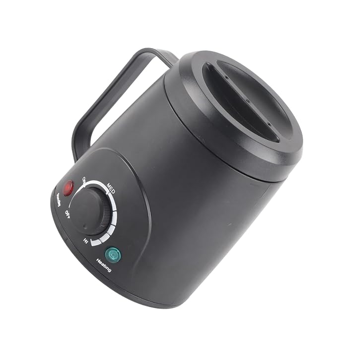 Wax Heater Machine Electric Fast Temperature Adjustable Water Heating Wax Warmer for Hair Removal 110‑240V (US Plug)