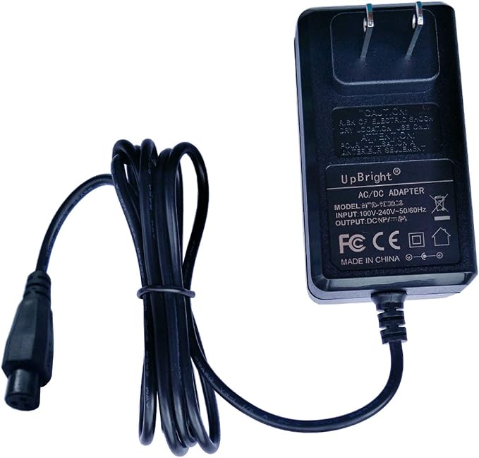 UpBright 42V AC/DC Adapter Compatible with X Hover-1 Drive H1-DRIVE Maverick H1-MVRK Liberty HY-LBTY Helix H1-HELX 36V Lithium-ion Battery Hover board FY0184200400 42VDC 0.4A Power Supply Cord Charger