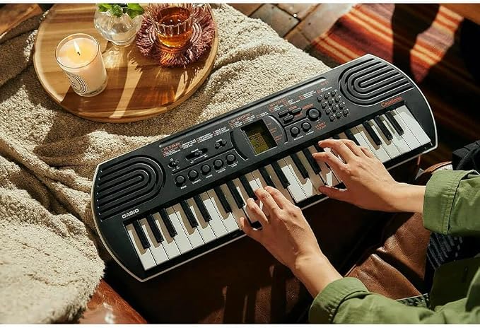 Casio Casiotone SA-81 – Compact Keyboard with 100 Tones & 50 Rhythms | Fun for Beginners | Great for Music Practice and Learning