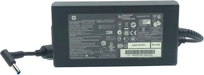 Genuine 120W AC/DC Adapter Compatible with HP USB-C Dock G5 Docking Station HSN-IX02 26D32AA#ABL 5TW10AA#ABA 5TW10UT#ABA 72C71AA#ABA 78L94AA#ABA 5YH26AV#ABA L61609-001 L75125-001 19.5V Power Supply