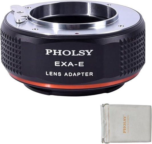 PHOLSY Lens Mount Adapter Compatible with Exakta Mount Lens to E Mount Camera Compatible with Sony a1 a9ii a7S a7R a7C a7 iv/iii, a7 a6600 a6500 a6400 a6300 NEX etc. NOT Compatible with Topcon Lens